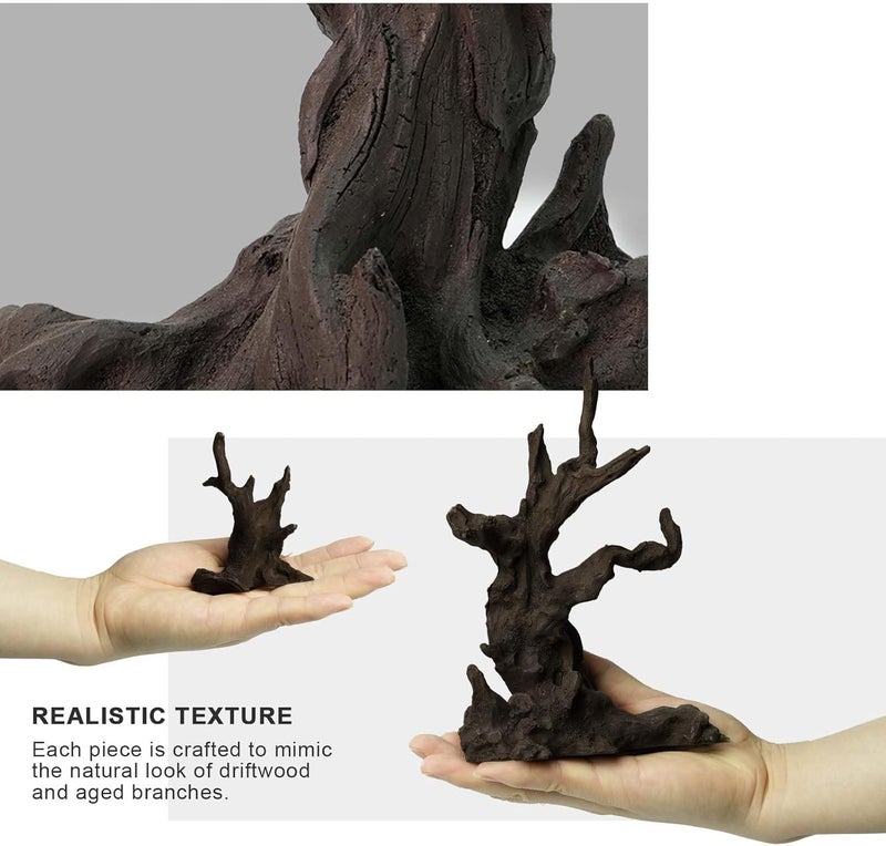 Fzone Resin Aquarium Driftwood, Aquarium Tree Decoration for Nano Aquascaping and Hardscape - Image 3